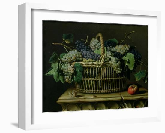 A Basket of Grapes-Pierre Dupuis-Framed Giclee Print