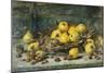 A Basket of Pears with Chestnuts, 1894-Eugeen Joors-Mounted Giclee Print