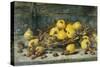 A Basket of Pears with Chestnuts, 1894-Eugeen Joors-Stretched Canvas