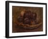 A Basket of Plums, 1869 - 1869-Ignace Henri Jean Fantin-Latour-Framed Giclee Print