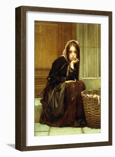 A Basket of Ribbons, 1869-Guillaume Charles Brun-Framed Giclee Print