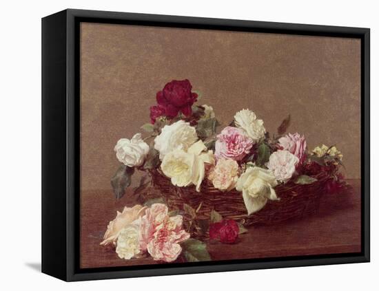 A Basket of Roses, 1890-Henri Fantin-Latour-Framed Stretched Canvas