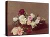 A Basket of Roses, 1890-Henri Fantin-Latour-Stretched Canvas