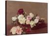 A Basket of Roses, 1890-Henri Fantin-Latour-Stretched Canvas