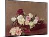 A Basket of Roses, 1890-Henri Fantin-Latour-Mounted Premium Giclee Print