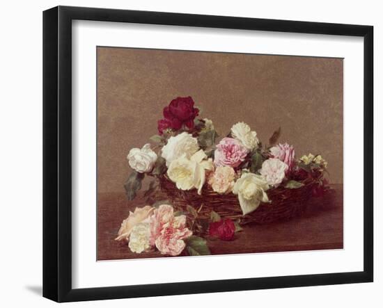 A Basket of Roses, 1890-Henri Fantin-Latour-Framed Giclee Print