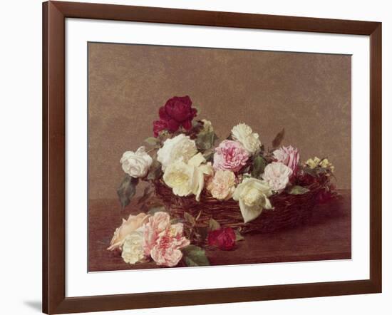 A Basket of Roses, 1890-Henri Fantin-Latour-Framed Giclee Print