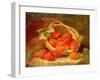 A Basket of Strawberries on a Stone Ledge, 1888-Eloise Harriet Stannard-Framed Giclee Print