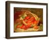 A Basket of Strawberries on a Stone Ledge, 1888-Eloise Harriet Stannard-Framed Giclee Print