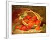 A Basket of Strawberries on a Stone Ledge, 1888-Eloise Harriet Stannard-Framed Giclee Print