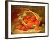 A Basket of Strawberries on a Stone Ledge, 1888-Eloise Harriet Stannard-Framed Giclee Print