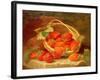 A Basket of Strawberries on a Stone Ledge, 1888-Eloise Harriet Stannard-Framed Giclee Print