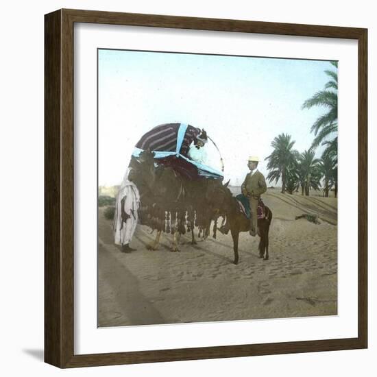 A Bassour, Touggourt (Algeria), Circa 1897-Leon, Levy et Fils-Framed Photographic Print