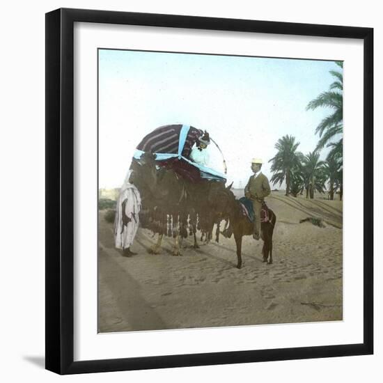 A Bassour, Touggourt (Algeria), Circa 1897-Leon, Levy et Fils-Framed Photographic Print