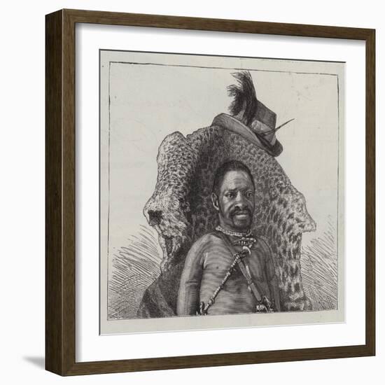 A Basuto Witch Doctor-null-Framed Giclee Print