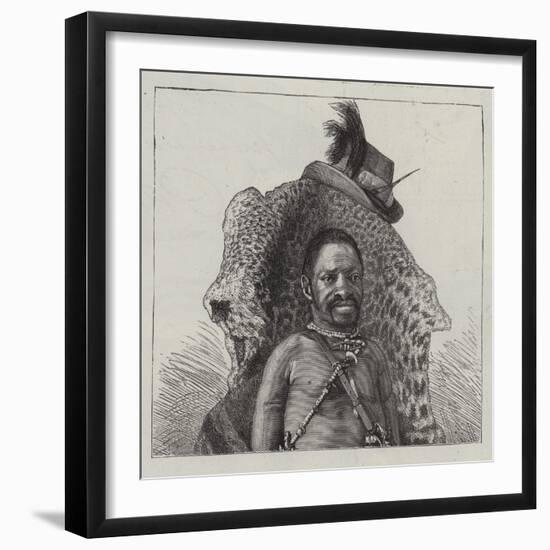 A Basuto Witch Doctor-null-Framed Giclee Print