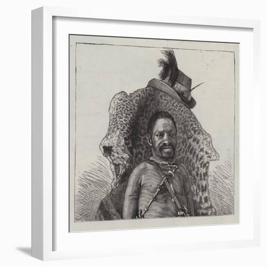 A Basuto Witch Doctor-null-Framed Giclee Print