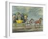 A Bath Coach, Aquatinted by George Hunt-Henry Thomas Alken-Framed Giclee Print