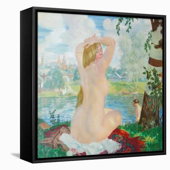 A Bather, 1921-Boris Michaylovich Kustodiev-Framed Stretched Canvas