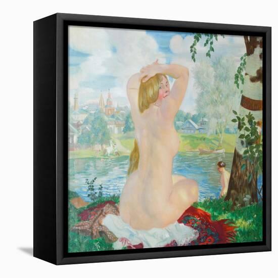 A Bather, 1921-Boris Michaylovich Kustodiev-Framed Stretched Canvas