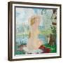 A Bather, 1921-Boris Michaylovich Kustodiev-Framed Giclee Print