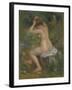 A Bather, Ca. 1886-1890-Pierre-Auguste Renoir-Framed Giclee Print