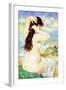 A Bather-Pierre-Auguste Renoir-Framed Art Print
