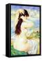 A Bather-Pierre-Auguste Renoir-Framed Stretched Canvas