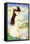 A Bather-Pierre-Auguste Renoir-Framed Stretched Canvas