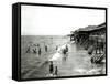 A Bathing Establishment Viewed from the Sea, the Lido-null-Framed Stretched Canvas