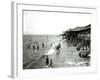 A Bathing Establishment Viewed from the Sea, the Lido-null-Framed Giclee Print