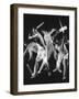 A Batsman Exhibitis Four Different Shots-Heinz Zinram-Framed Photographic Print