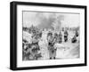 A Battalion Approaching the Front, Mont Pertois, France, First World War, 20 April 1917-null-Framed Giclee Print