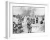 A Battalion Approaching the Front, Mont Pertois, France, First World War, 20 April 1917-null-Framed Giclee Print
