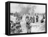 A Battalion Approaching the Front, Mont Pertois, France, First World War, 20 April 1917-null-Framed Stretched Canvas