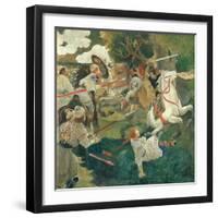 A Battle. a Scene from Russian History, 1900-1910-Fyodor Vladimirovich Shavrin-Framed Giclee Print