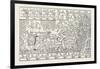 A Battle, from the Ramesseum. Egypt, 1879-null-Framed Giclee Print