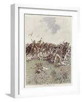 A Battle of the French Revolutionary War-Felicien Baron De Myrbach-rheinfeld-Framed Giclee Print