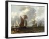 A Battle Offshore, 17th Century-Abraham Storck-Framed Giclee Print