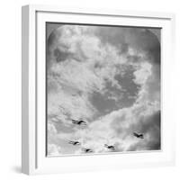 A Battle Squadron in Fighting Formation, World War I, C1914-C1918-null-Framed Photographic Print