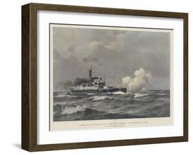 A Battleship of 1893-Eduardo de Martino-Framed Giclee Print