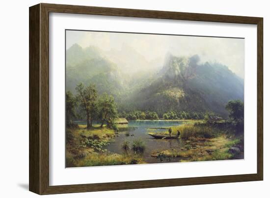 A Bavarian Lake-Robert Schultze-Framed Giclee Print