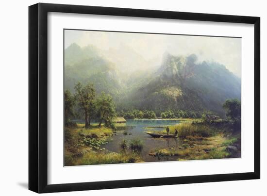 A Bavarian Lake-Robert Schultze-Framed Giclee Print