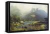 A Bavarian Lake-Robert Schultze-Framed Stretched Canvas