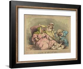 A Bawd on Her Last Legs, 1792-Thomas Rowlandson-Framed Giclee Print