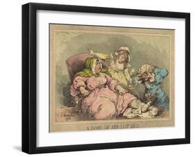 A Bawd on Her Last Legs, 1792-Thomas Rowlandson-Framed Giclee Print