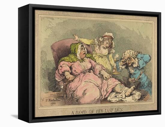 A Bawd on Her Last Legs, 1792-Thomas Rowlandson-Framed Stretched Canvas