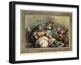 A Bawd on Her Last Legs, 1792-Thomas Rowlandson-Framed Giclee Print