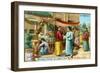 A Bazaar in China, C1900-null-Framed Giclee Print