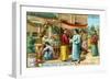 A Bazaar in China, C1900-null-Framed Giclee Print